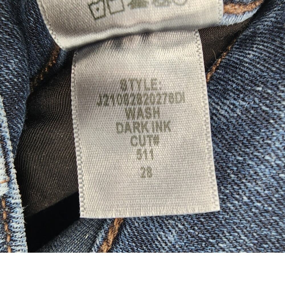 Veronic Beard Carly Kick Flare High Rise Jeans Dark Wash Stretch Size 28 - Picture 11 of 15